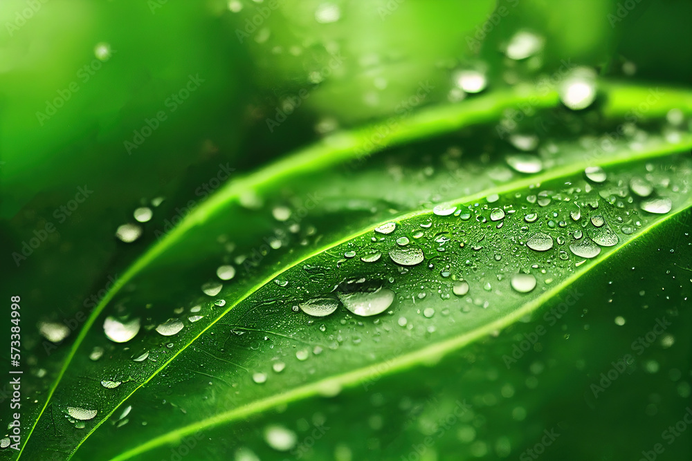 Green leaf background close up view. Nature foliage abstract of leave texture for showing concept of