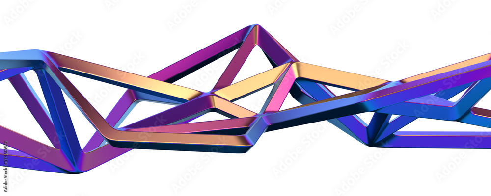 Abstract structure, 3d render