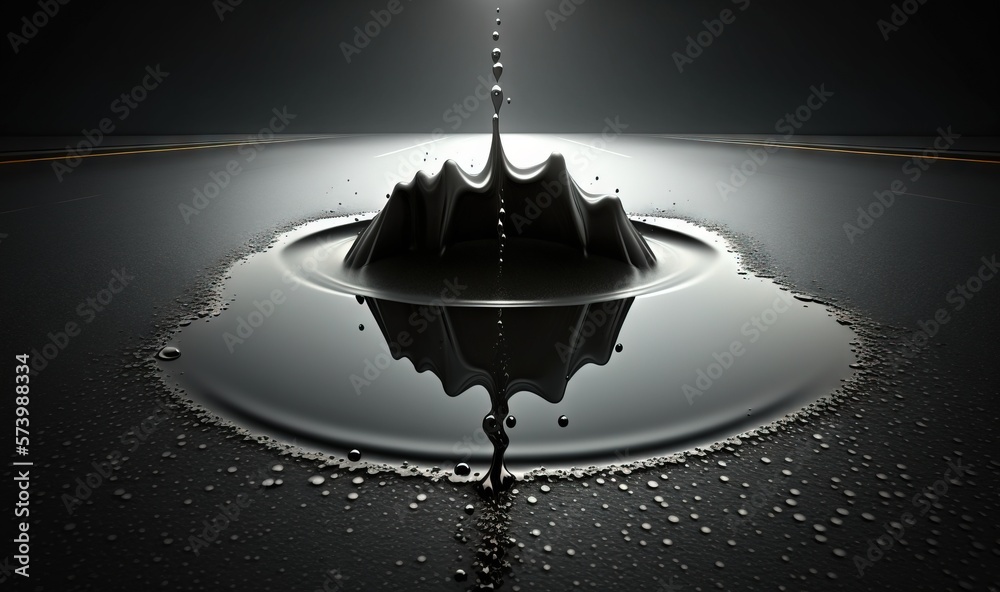  a drop of water with a crown on top of it.  generative ai