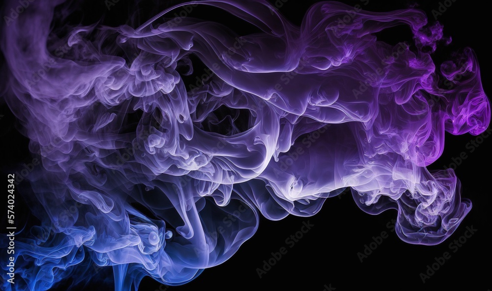  a close up of a bunch of smoke on a black background.  generative ai