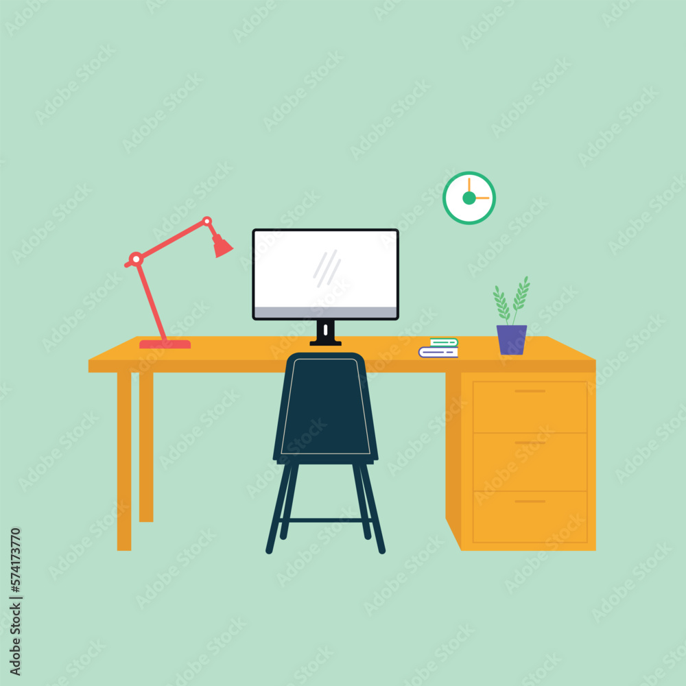 Illustration of a person working on a computer