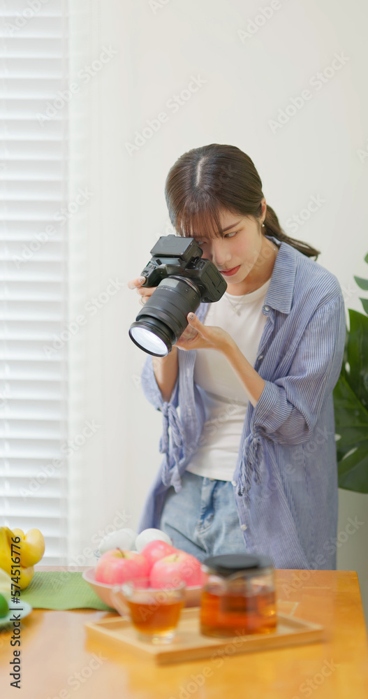 Photographer taking picture