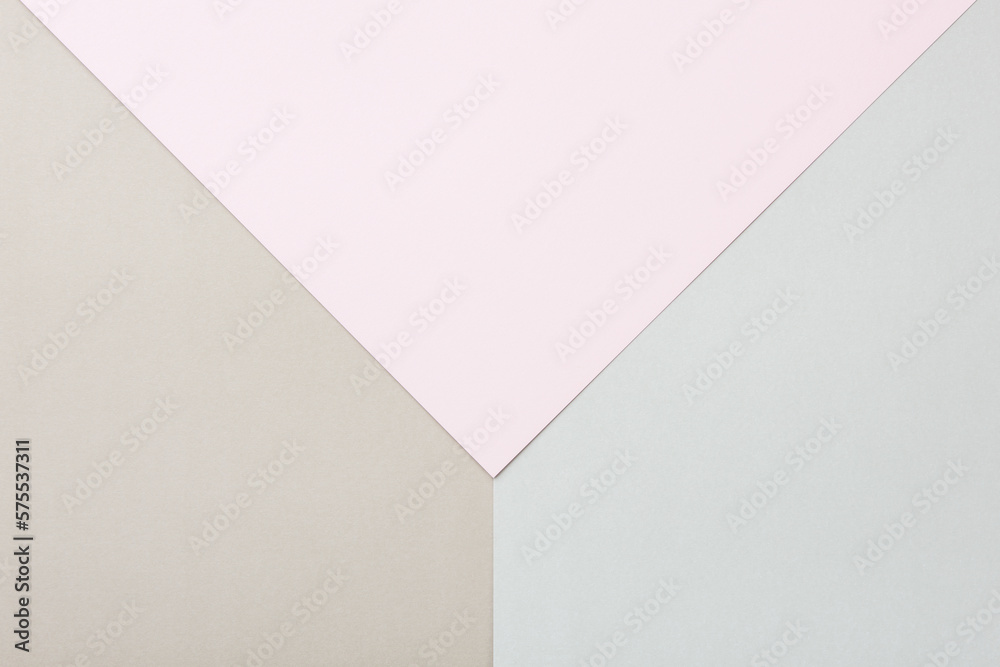 Abstract Pastel and Muted Tones Paper Texture Minimalist Background. Geometrical pale colored paper 