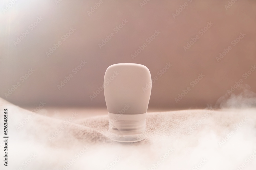 lotion tube mockup isolated on white background.