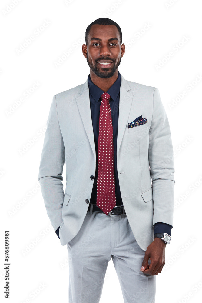 A black businessman and professional corporate boss, with the mindset of career goals executive smil