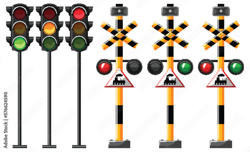 Set for Traffic Lights and Signals