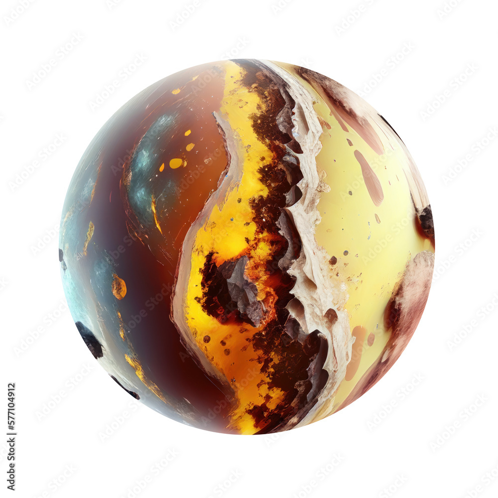 Imagery of imaginary planets for your cosmic image. Ai generated.