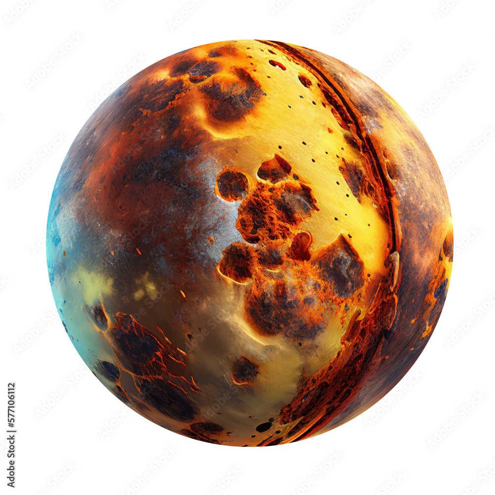 Imagery of imaginary planets for your cosmic image. Ai generated.