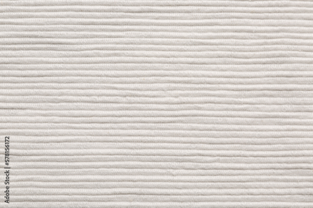 Texture of white fabric as background