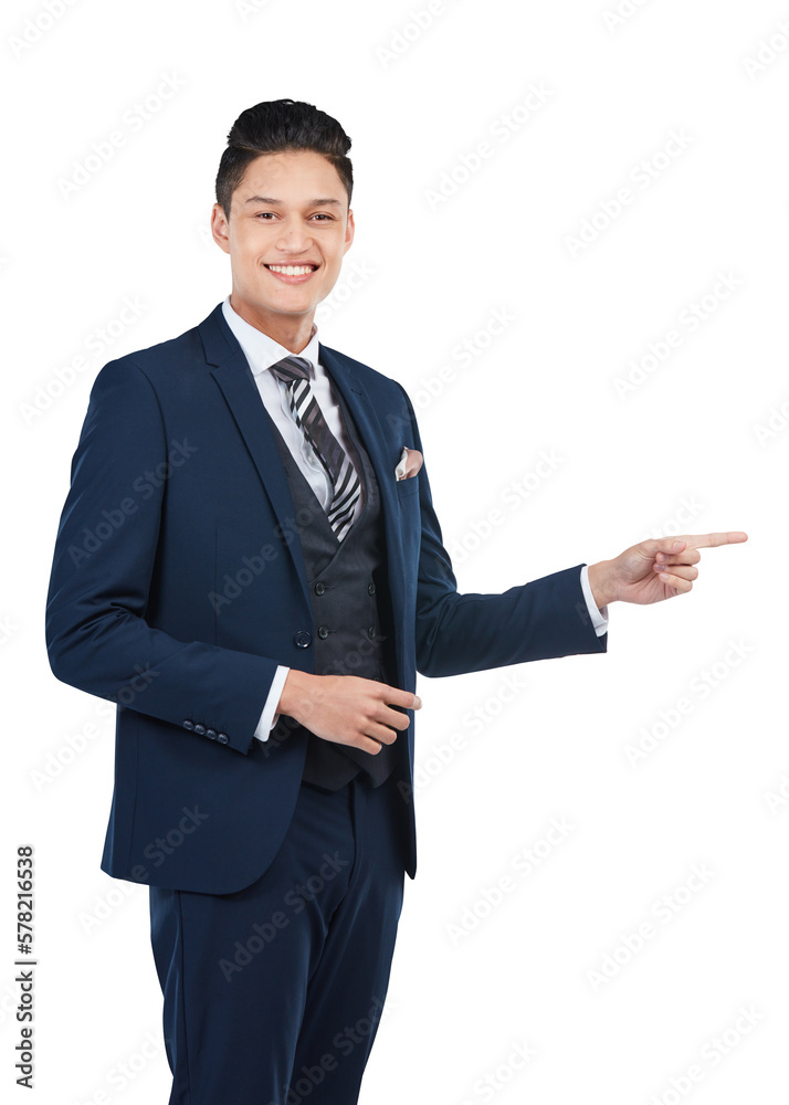 A joyful Asian businessperson confidently showcasing hand gestures to seal a financial investment de