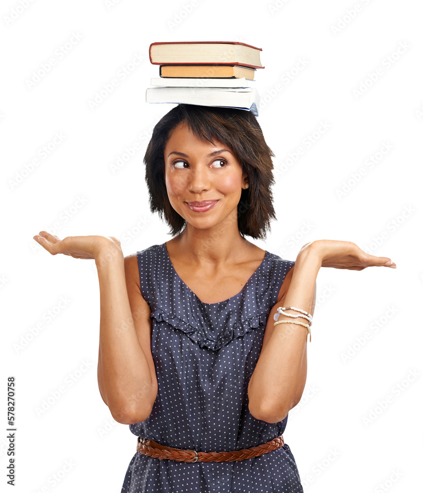 A focused and determined African woman studying diligently at the university, college while showcasi