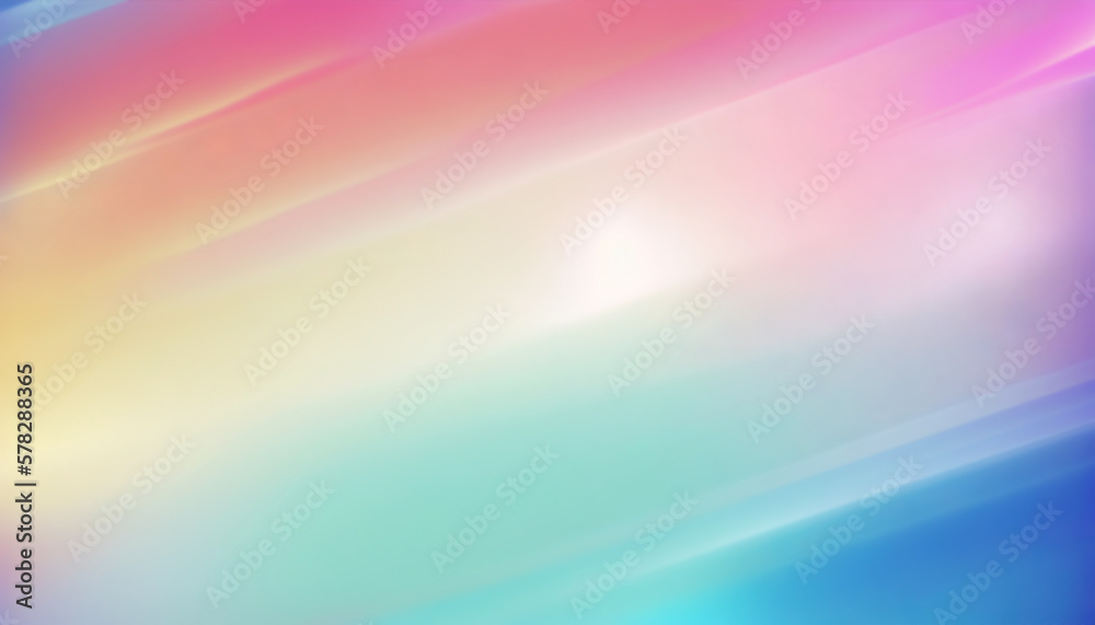 Dreamy y2k gradient color blur background. Generative AI