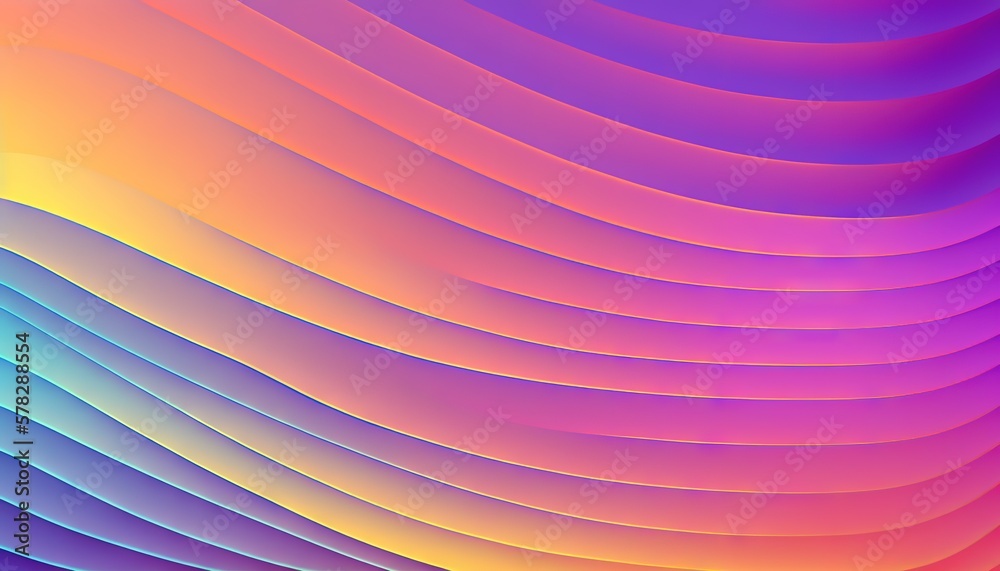 Dreamy y2k gradient color blur background. Color waves. Generative AI