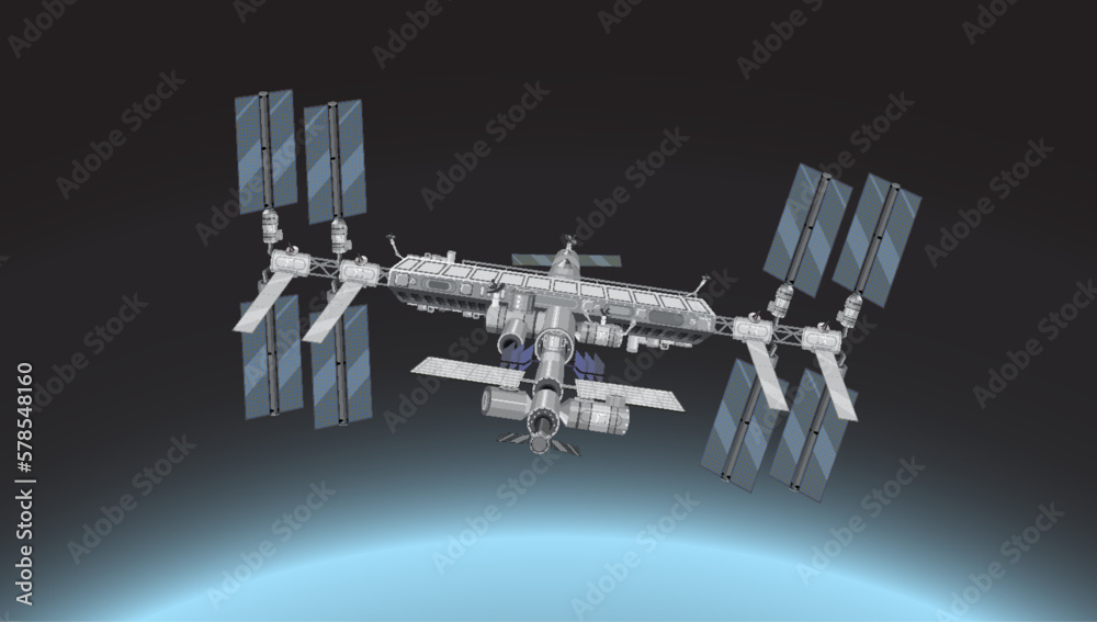 International Space Station (ISS) in Space