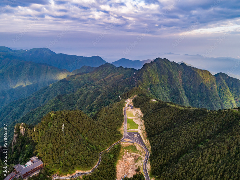 landscape in the mountains