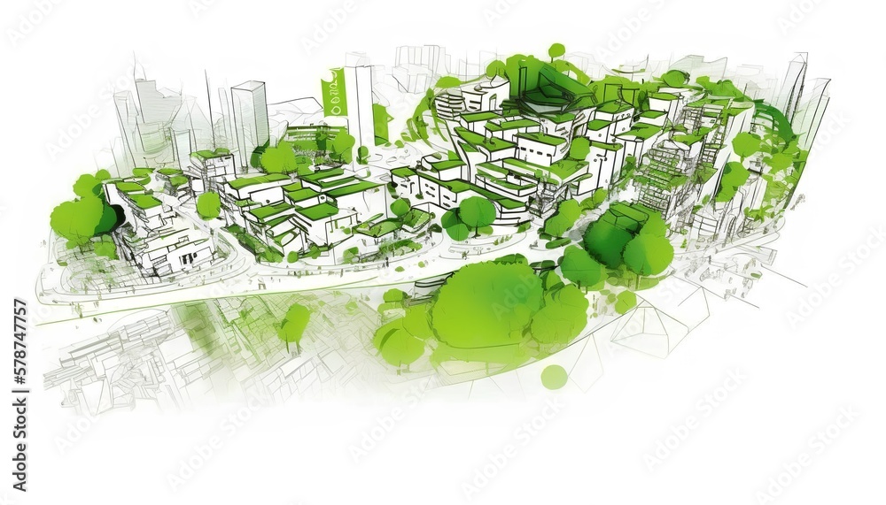 City dedicated to sustainable engineering and environmental responsibility. Generative AI