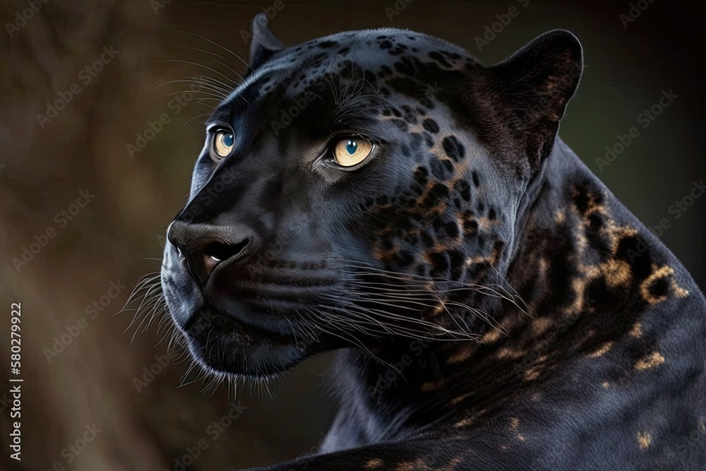 Black jaguars, or melanistic jaguars, are a rare color morph that only make up around 6% of the popu