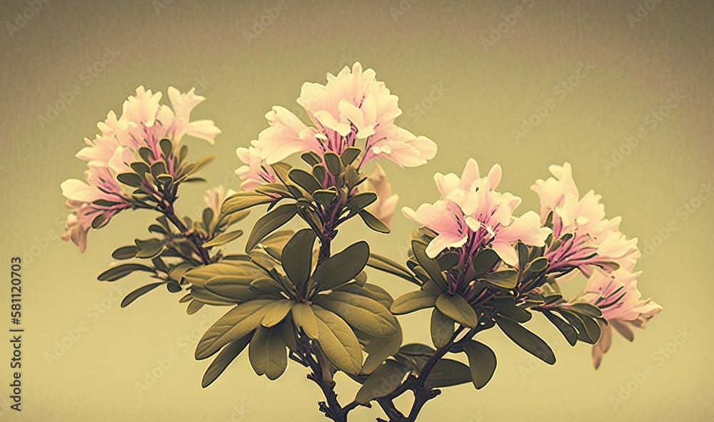  a vase filled with pink and white flowers on top of a wooden table next to a green vase filled with