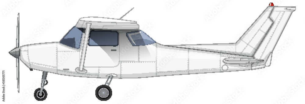 Single Engine Light Aircraft Vector