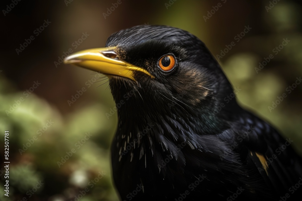 Birds, Blackbirds. Generative AI