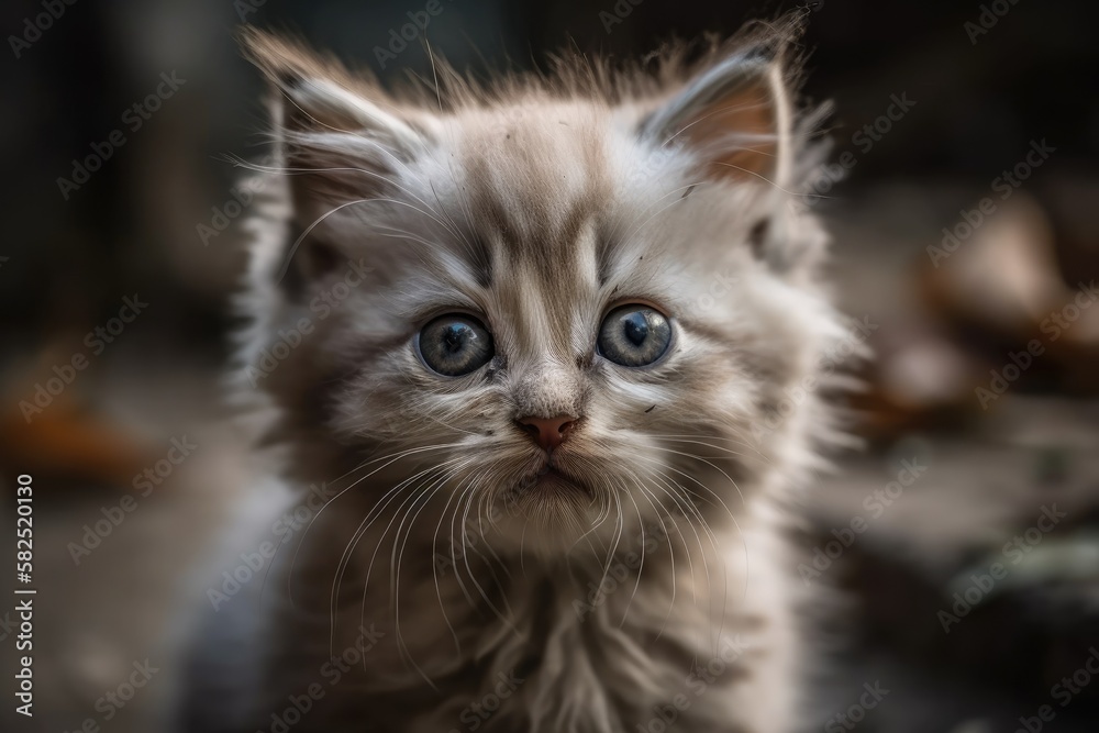 the appearance of a puppy cat. Generative AI