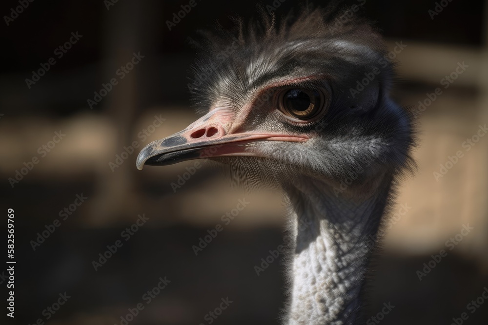 The ostrich is a big, non flying bird. Generative AI