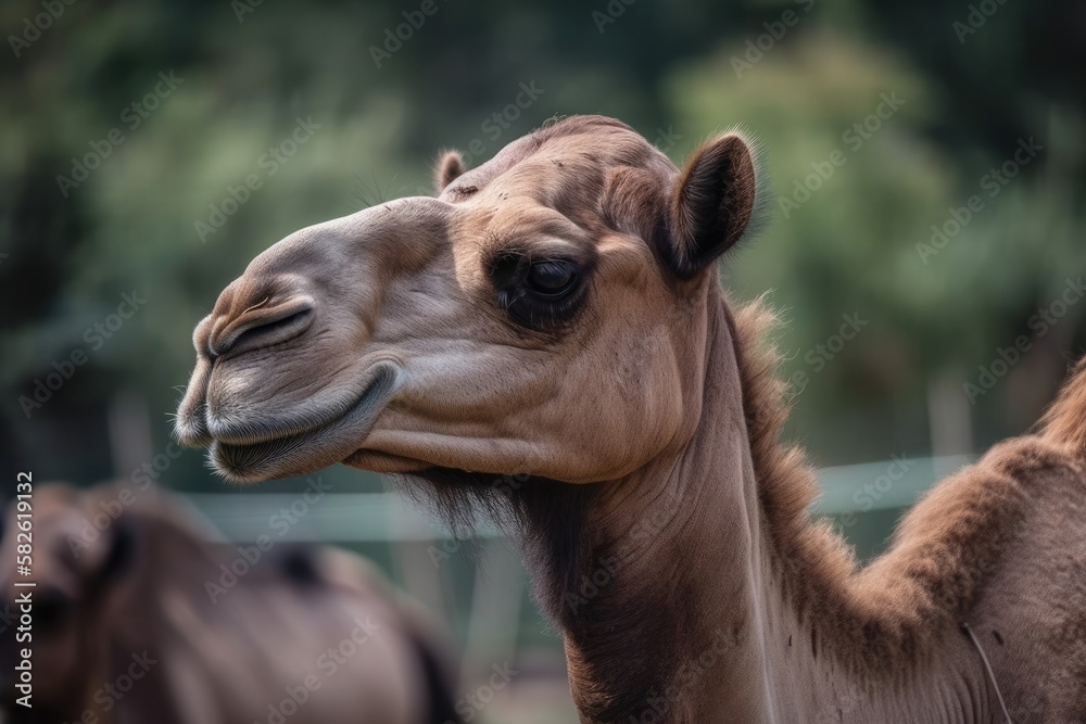 LAHORE ZOO CAMELS. Generative AI