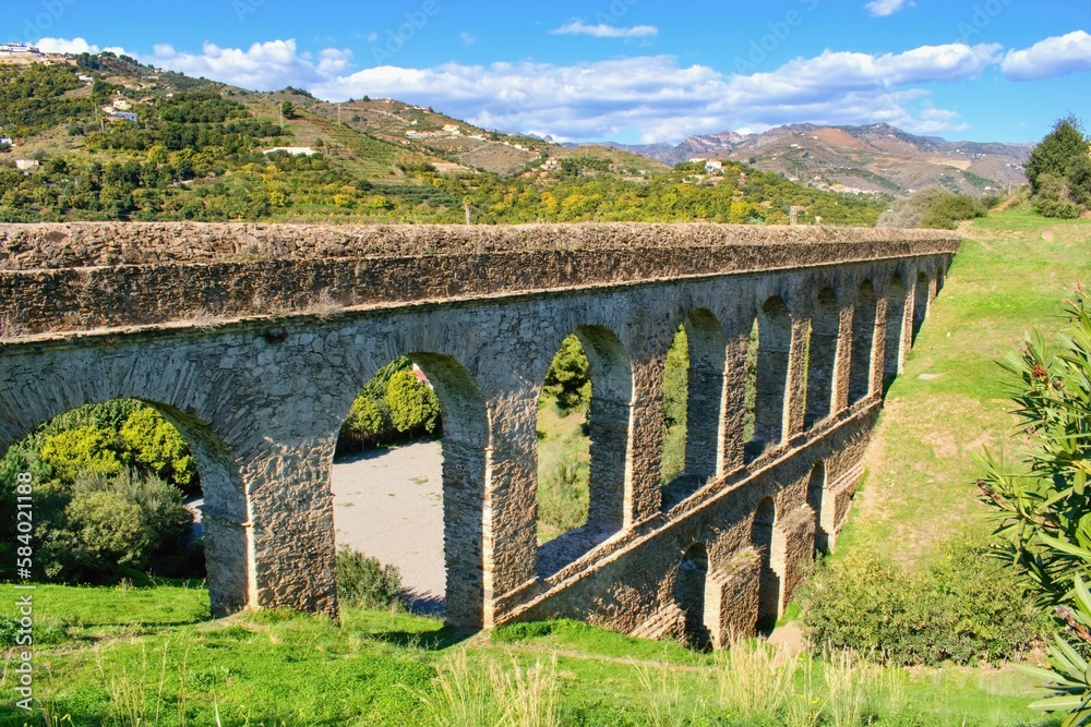 The Roman aqueduct of Sexi is located in the Spanish municipality of Almunécar, province of Granada