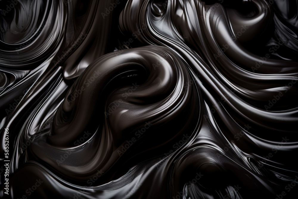  a black and white abstract background with a swirly design.  generative ai