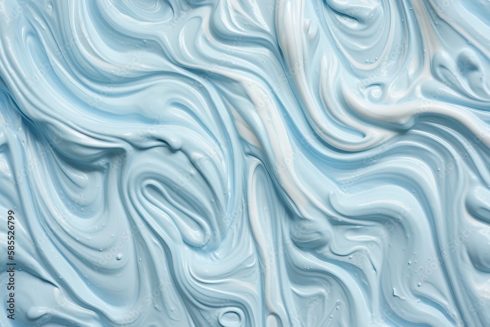  a blue and white marble texture with water drops on it.  generative ai