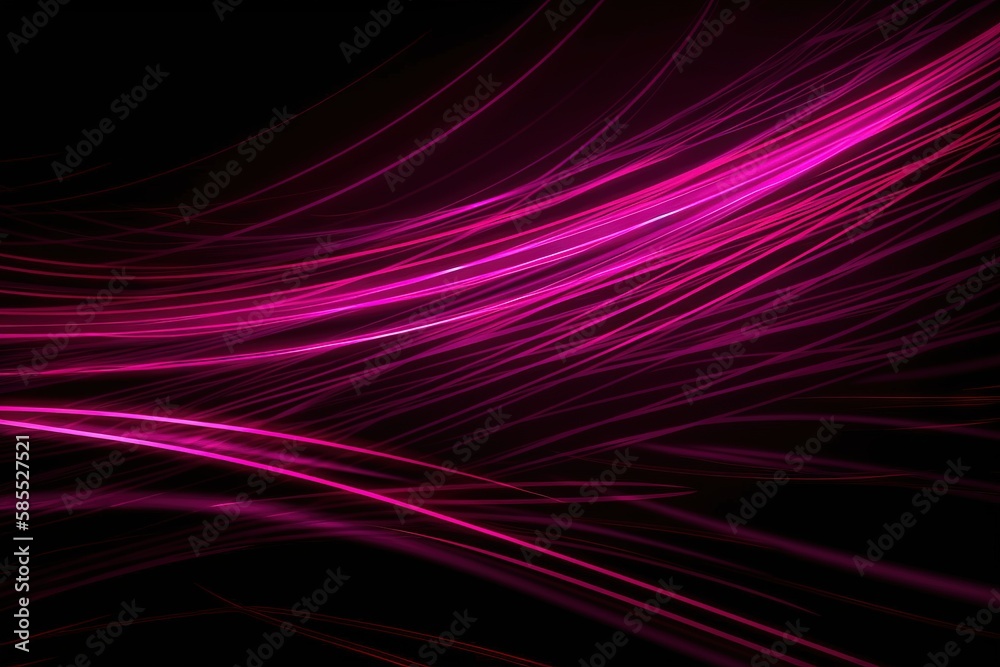  a dark background with pink lines and a dark background with pink lines.  generative ai