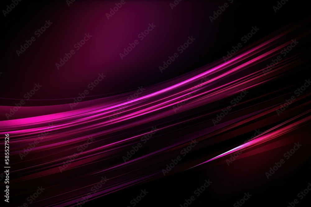  a dark background with pink lines and a black background with red lines.  generative ai