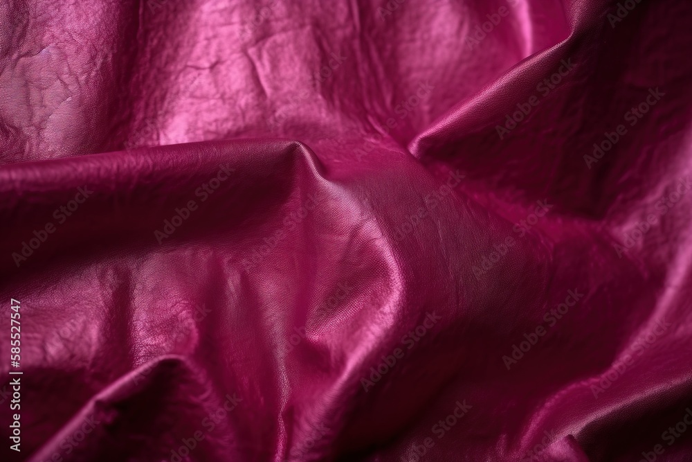  a close up of a pink cloth with a very soft feel.  generative ai