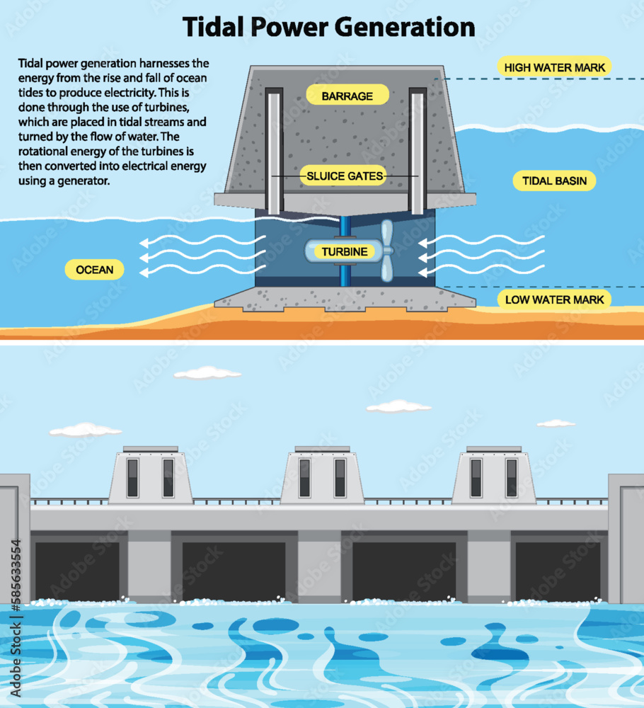 Tidal Electricity Concept for Science Education