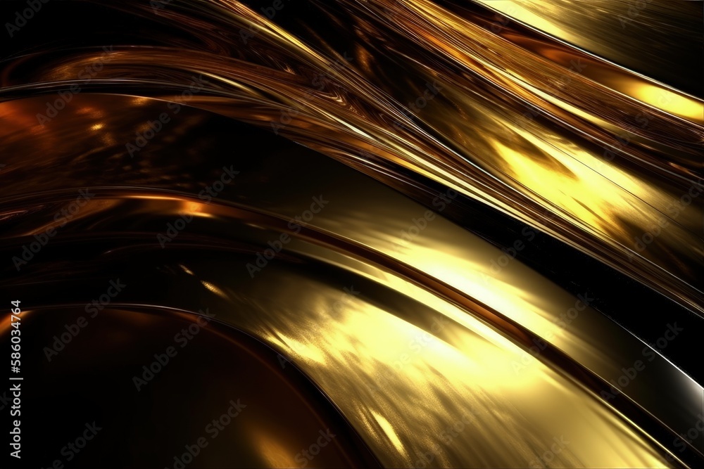 detailed gold metal texture created with Generative AI technology