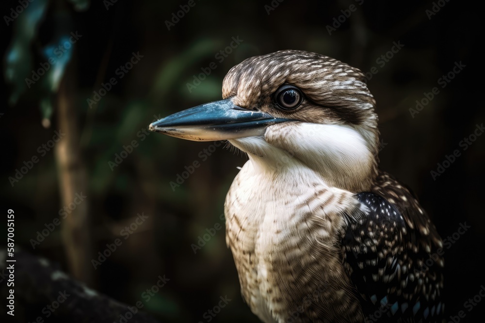 Kookaburra in the Australian state of Victoria. Generative AI