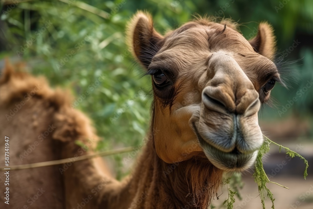 LAHORE ZOO CAMELS. Generative AI