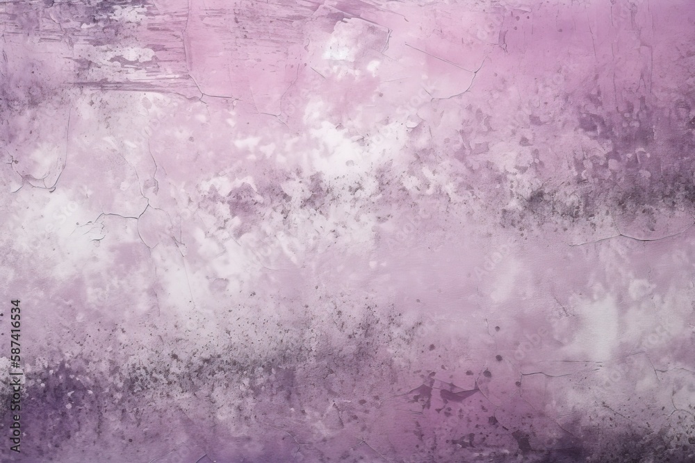 colorful abstract painting with purple and white tones. Generative AI