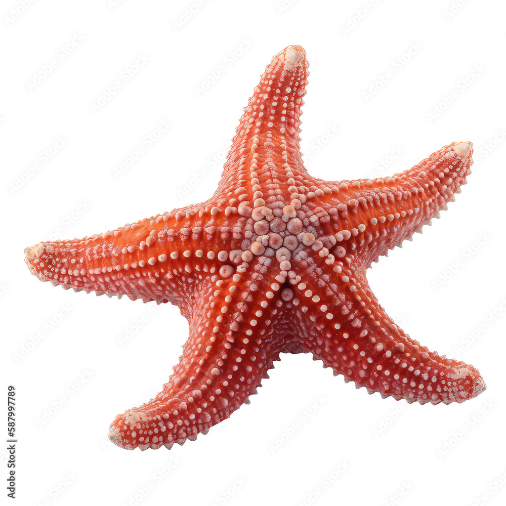 starfish isolated on white