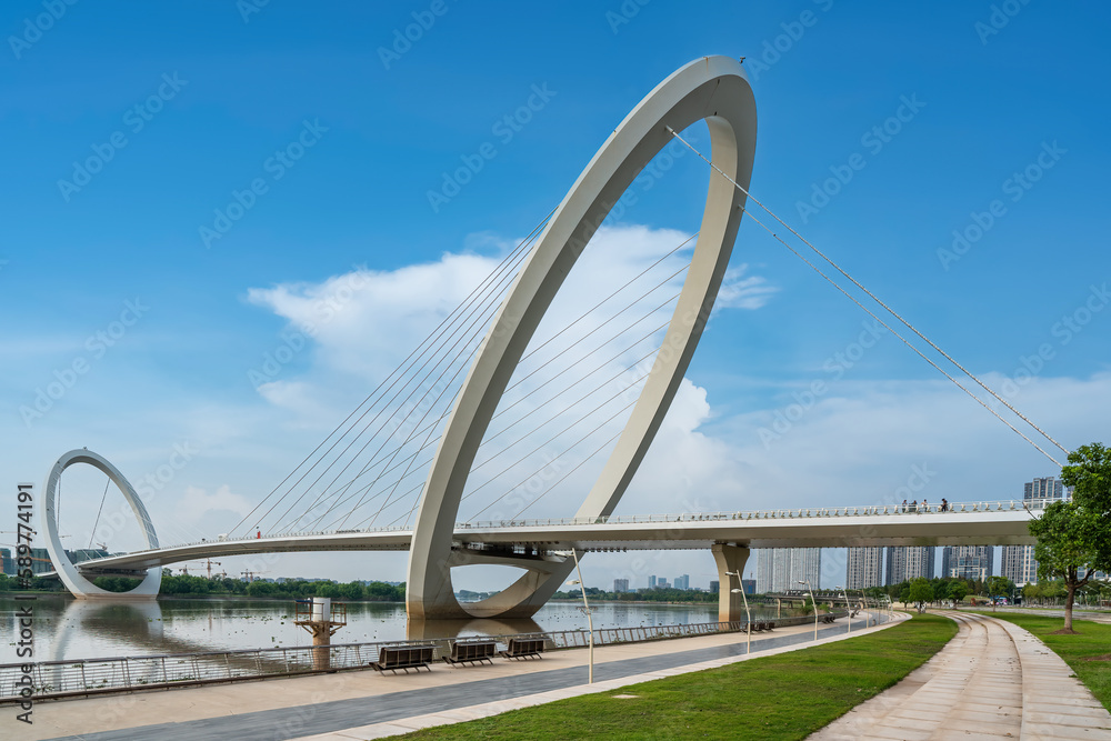 Nanjing Eye Step Bridge Financial Center Street View