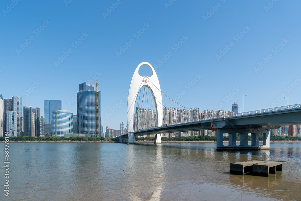 Guangzhou modern urban architectural landscape