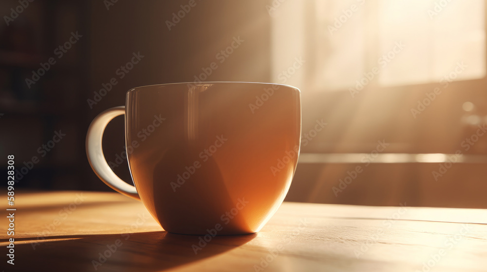 Abstract coffee background. Illustration AI Generative.