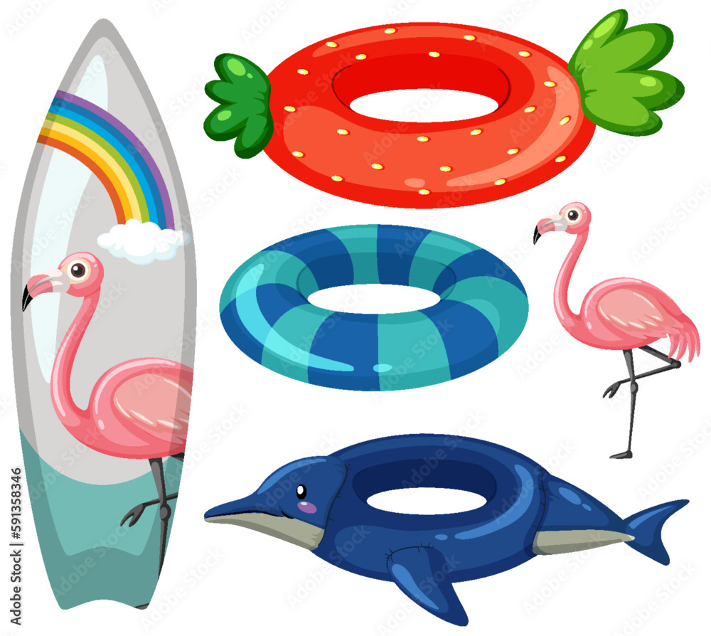 Inflatable Ring In Summer Theme Collection