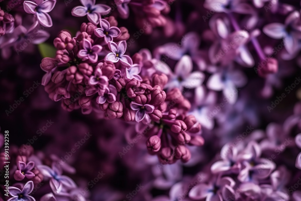  a bunch of purple flowers are in a bunch on a table or wall, in a vase or vase, in a vase, or in a 