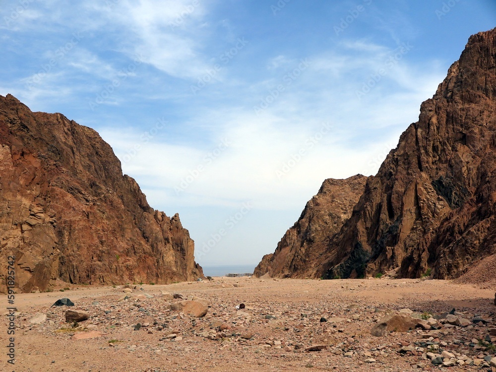 Sinai mountains against sky