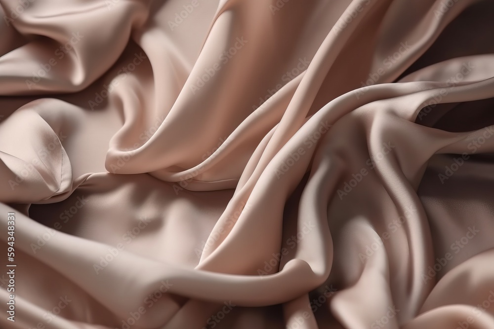  a close up of a pink fabric with a very soft feel to its fabricing material, with a slight, wavy p