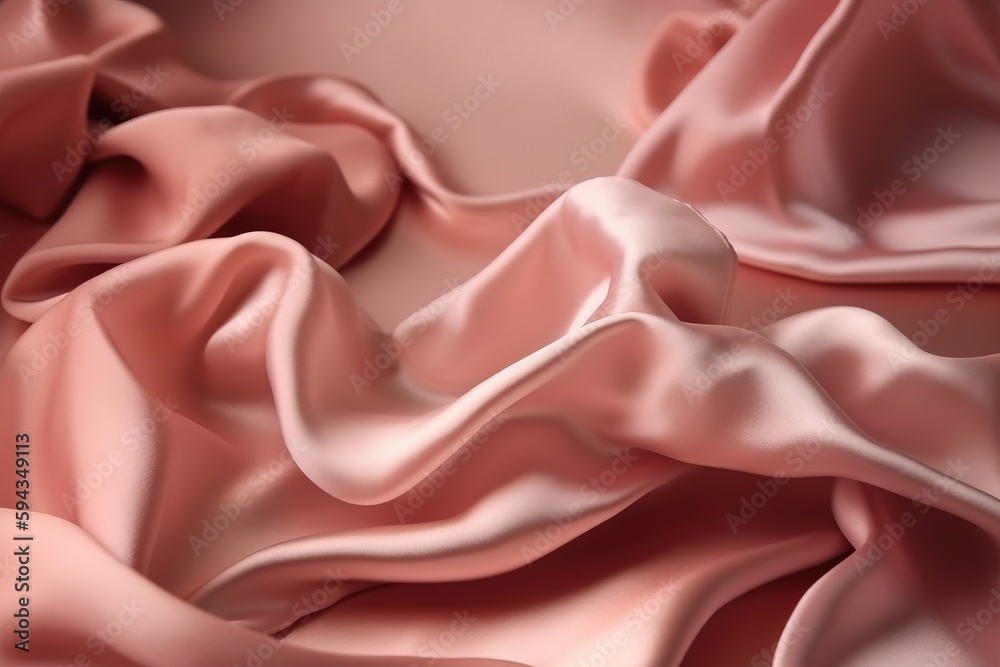  a close up of a pink fabric with a very soft feel to its fabric, with a slight, wavy pattern on th