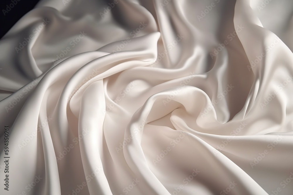  a close up of a white cloth with a black background and a black background with a white cloth with 