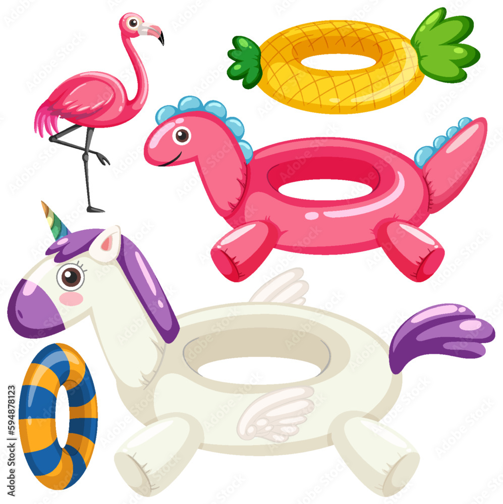 Inflatable Ring In Summer Theme Collection