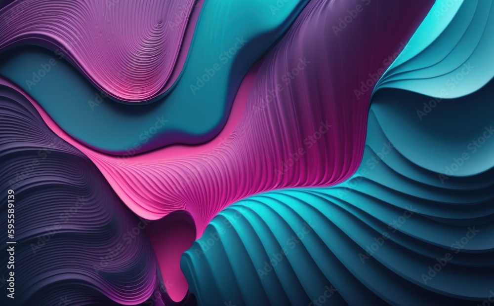 A colorful abstract background with a blue and pink swirls